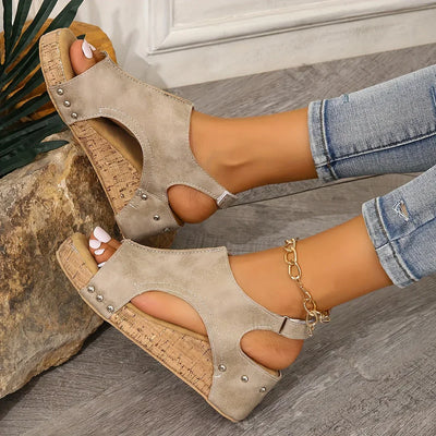 Mila - Handcrafted suede leather sandals
