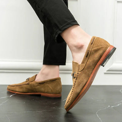Giovanni Suede Loafers