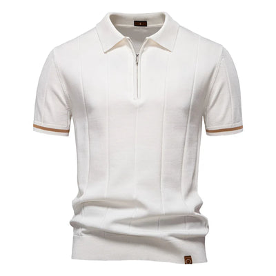 Van der Hulst™ | Heren Polo Shirt Met Rits