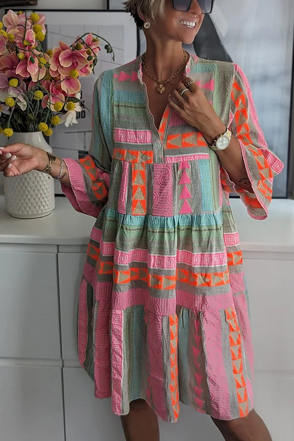 Julianne™ | boho zomerjurk met laagjes