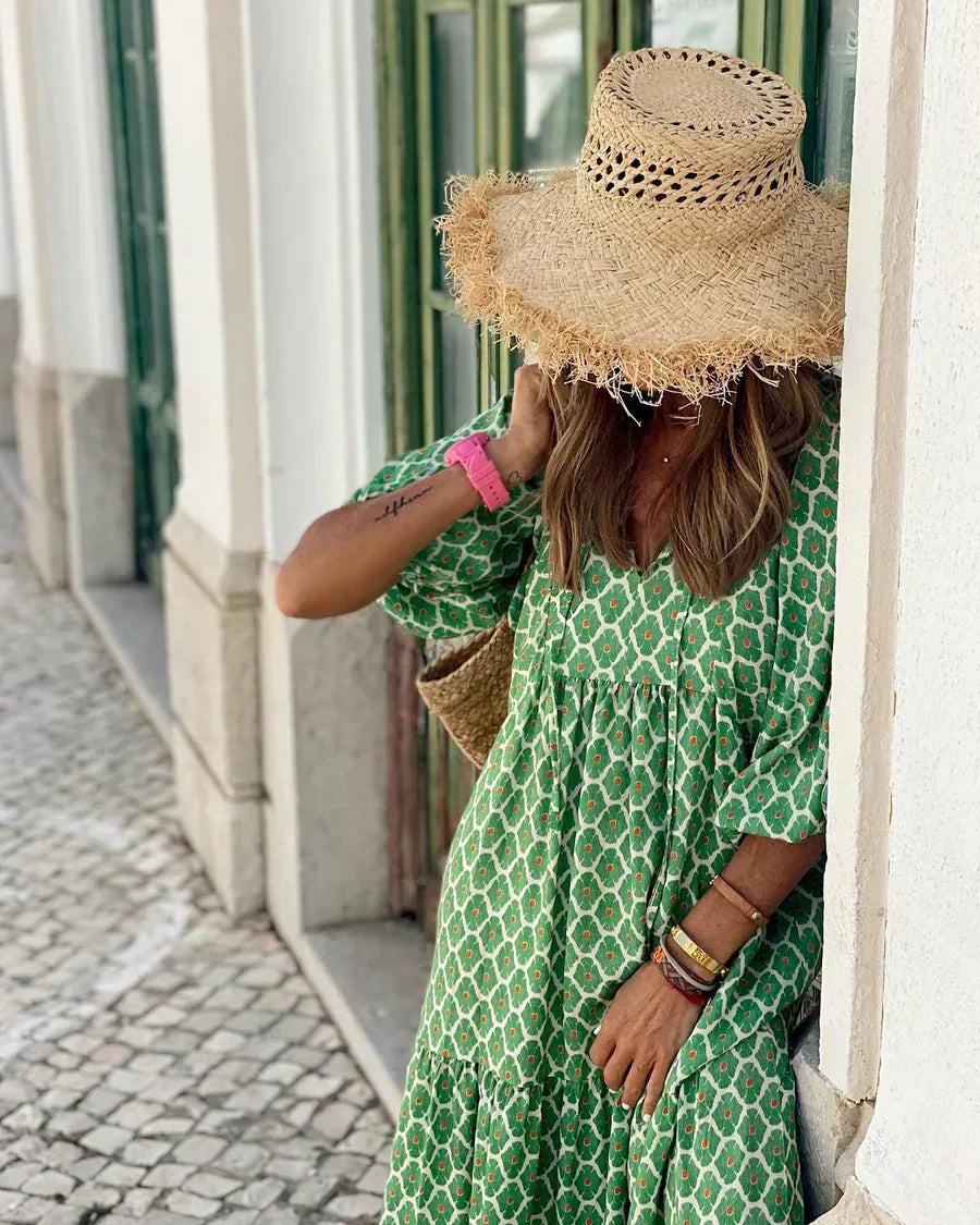 Fleur | Maxi jurk met Boheemse Stijl