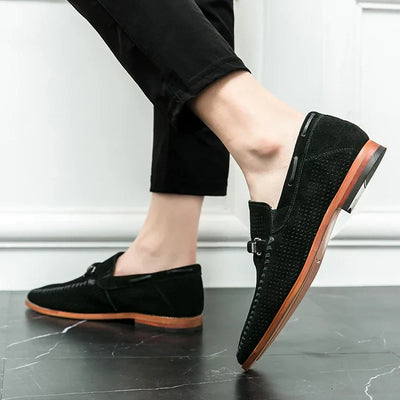 Giovanni Suede Loafers