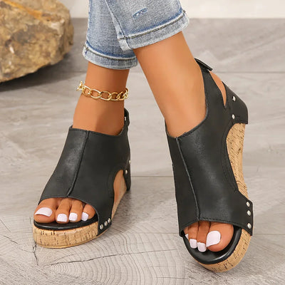 Mila - Handcrafted suede leather sandals
