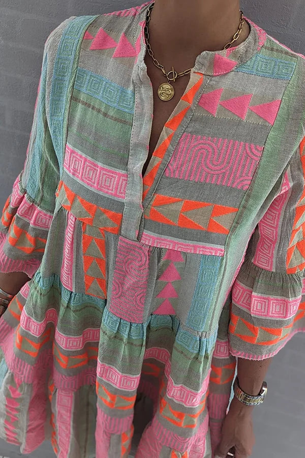 Julianne™ | boho zomerjurk met laagjes