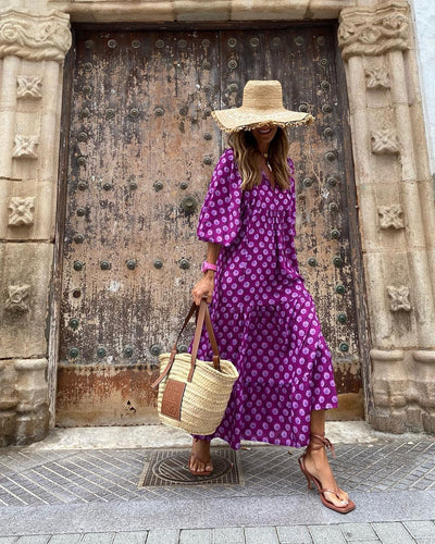 Fleur | Maxi jurk met Boheemse Stijl