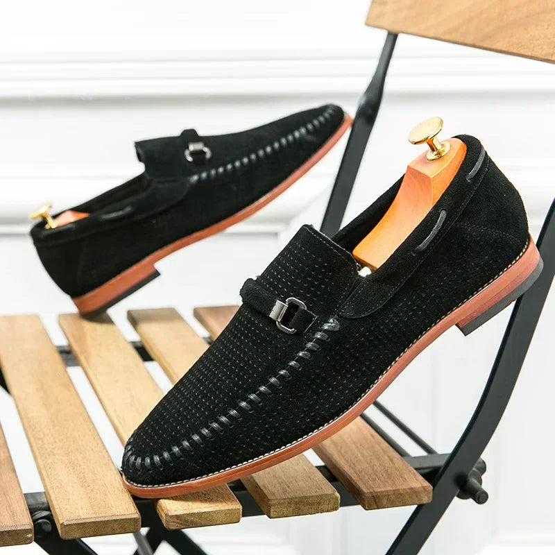 Giovanni Suede Loafers
