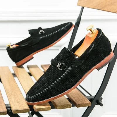 Giovanni Suede Loafers