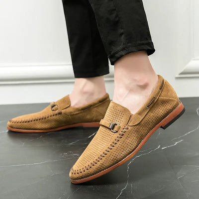 Giovanni Suede Loafers