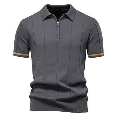 Van der Hulst™ | Heren Polo Shirt Met Rits