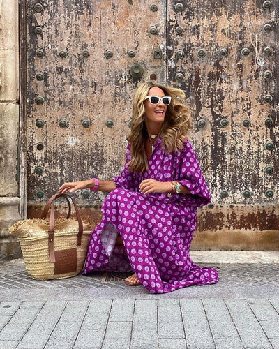 Fleur | Maxi jurk met Boheemse Stijl