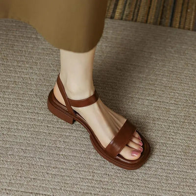 Luna | Leren Sandalen met Tijdloze Elegantie