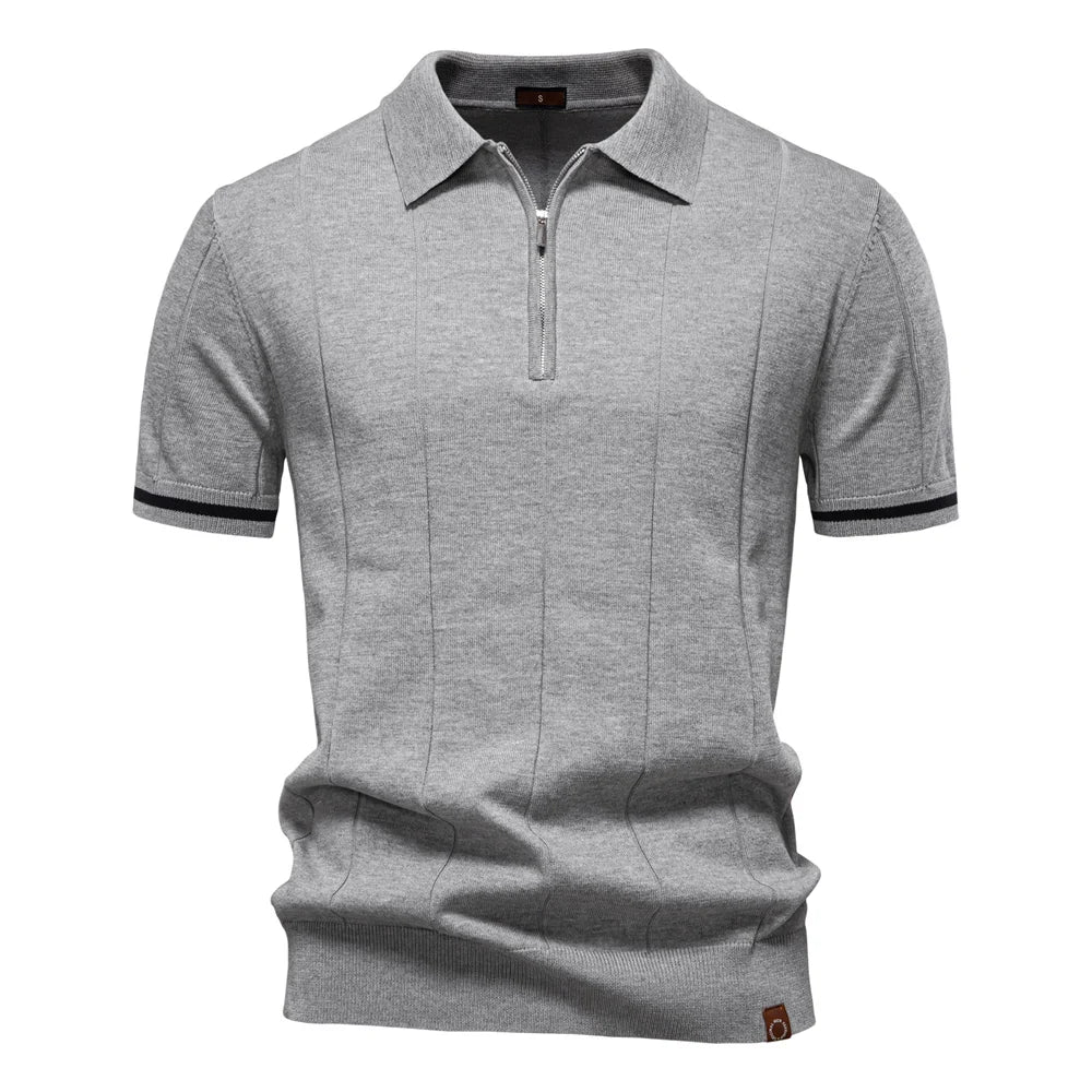 Van der Hulst™ | Heren Polo Shirt Met Rits