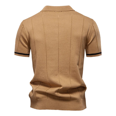Van der Hulst™ | Heren Polo Shirt Met Rits