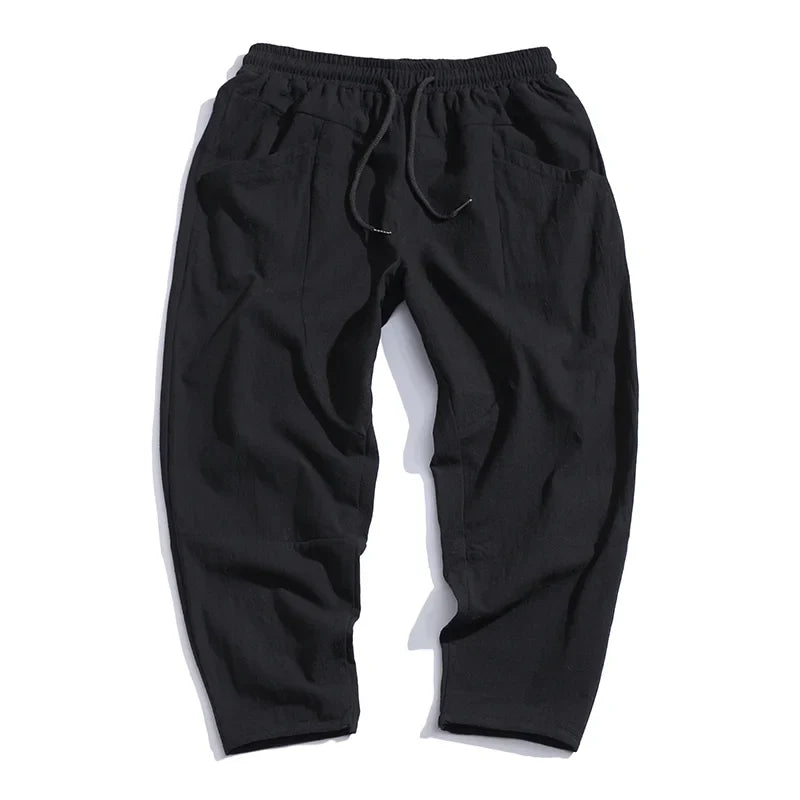 Urban Cropped Cotton Trousers
