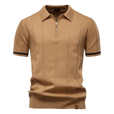 Van der Hulst™ | Heren Polo Shirt Met Rits