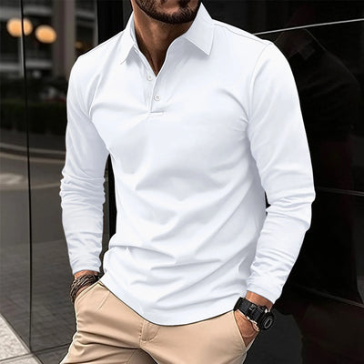 H.L Casual Long-Sleeved Polo