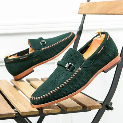 Giovanni Suede Loafers