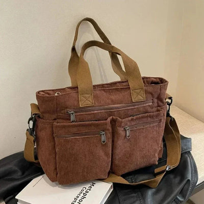 Gemma Luxe Everyday Corduroy Tote
