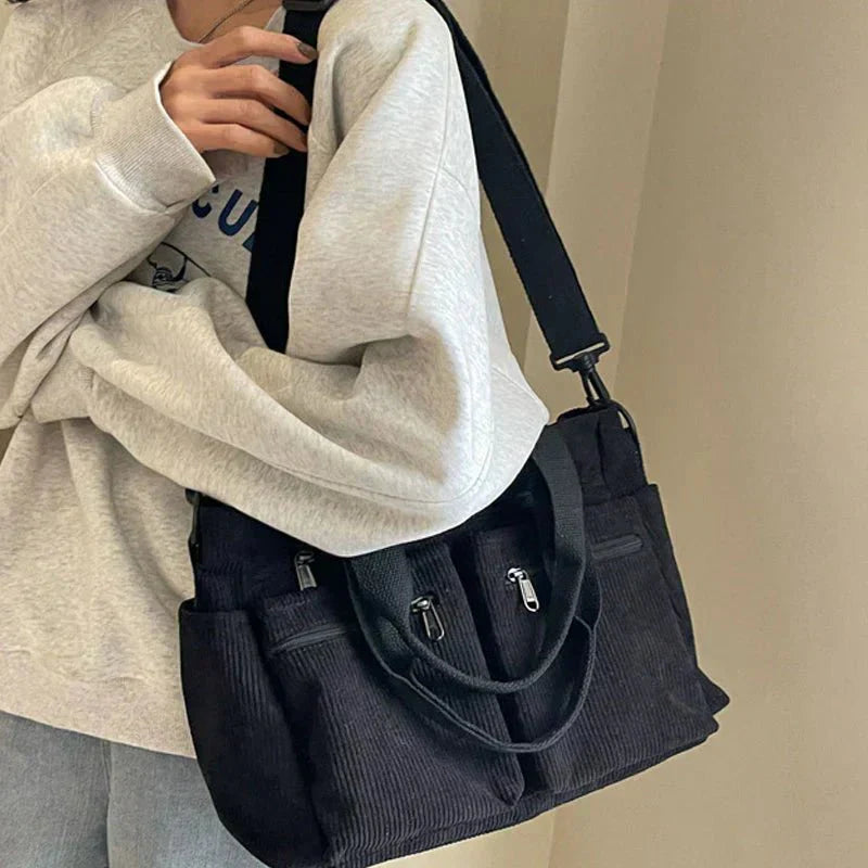 Gemma Luxe Everyday Corduroy Tote