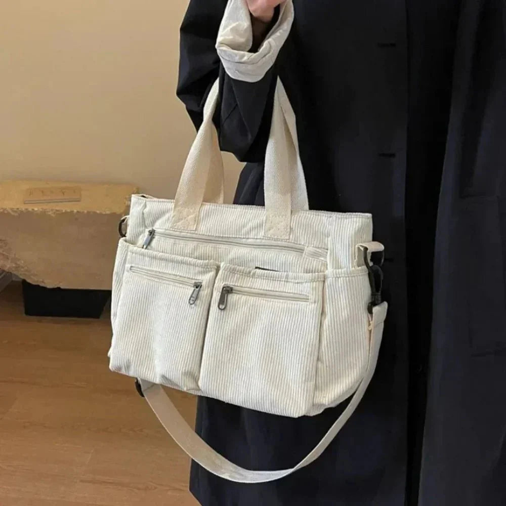 Gemma Luxe Everyday Corduroy Tote