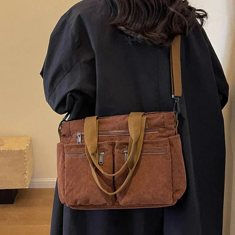Gemma Luxe Everyday Corduroy Tote