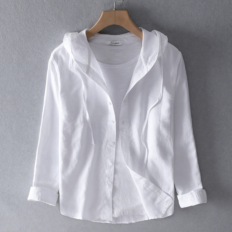 Elena - Lightweight Hooded Blouse