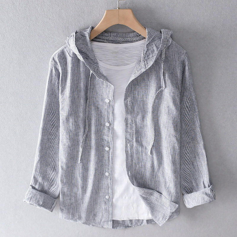 Elena - Lightweight Hooded Blouse