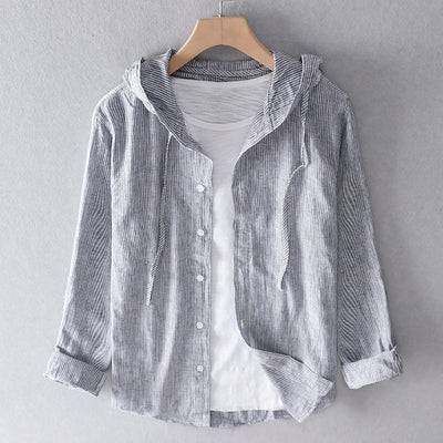 Elena - Lightweight Hooded Blouse
