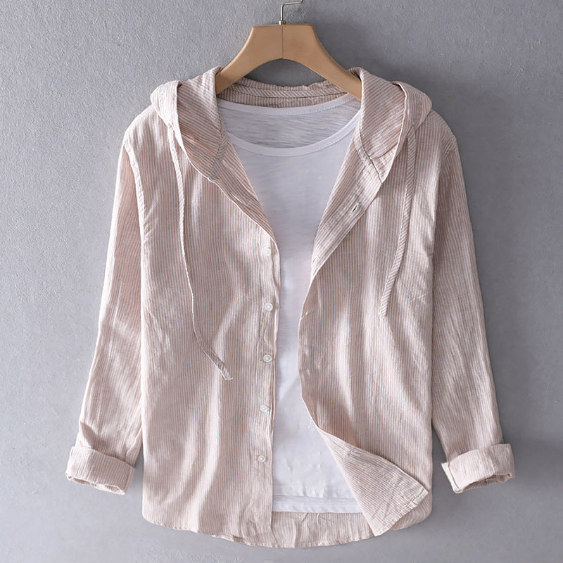 Elena - Lightweight Hooded Blouse