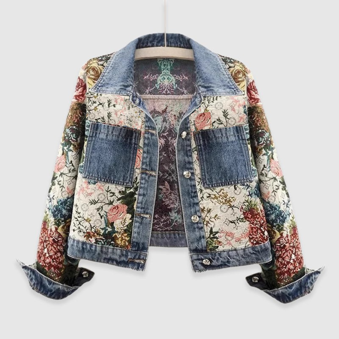 Sofia Blossom Denim Jacket