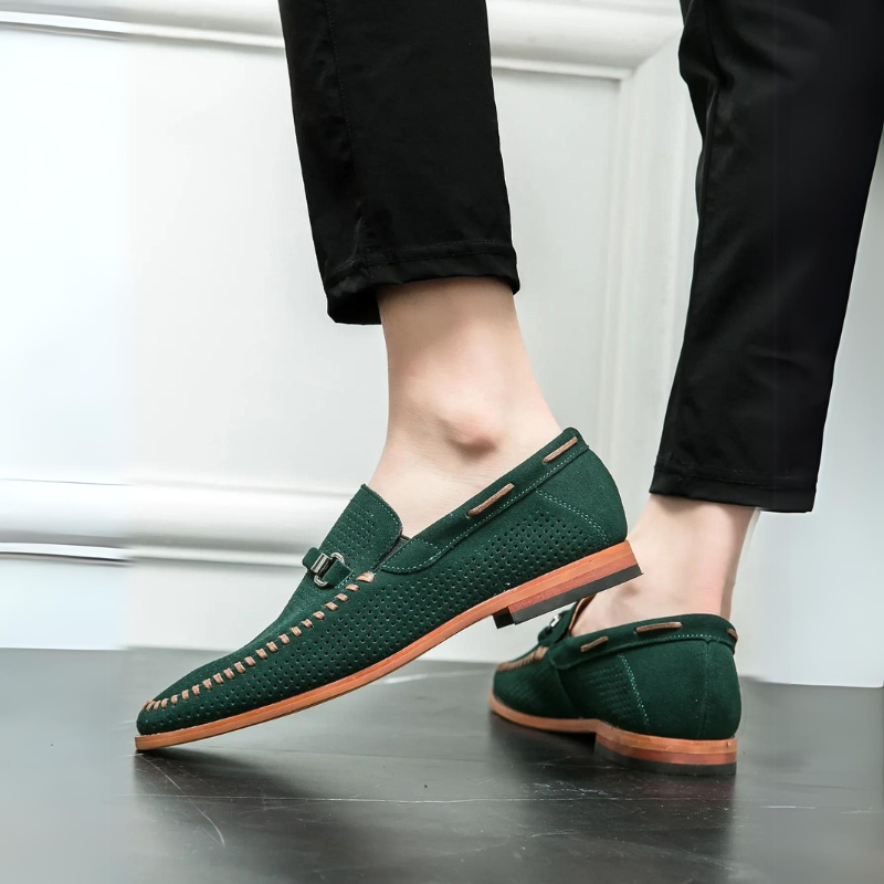 Giovanni Suede Loafers