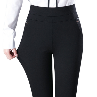 Van der Hulst™ | Stretch broek met hoge taille voor de zomer