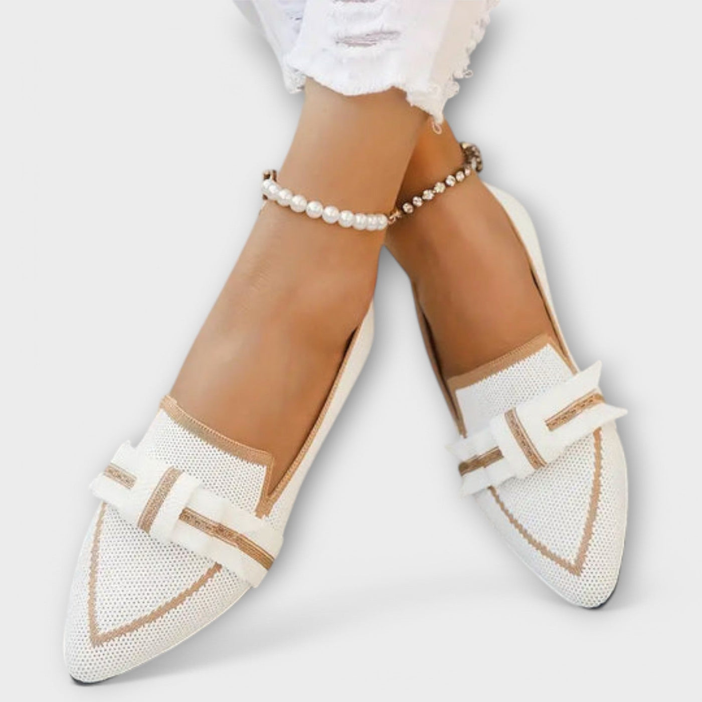 Women's Shoes with Knotted Design