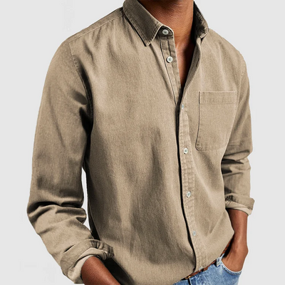 Van der Hulst™ | Premium casual overhemd met lange mouwen