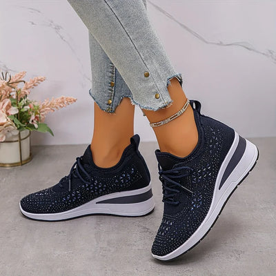 Giselle – Orthopedische sneakers met glinsterende steentjes