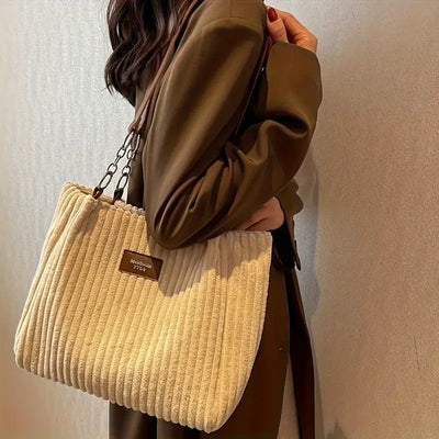 MEGAN COTTON CORDUROY BAG