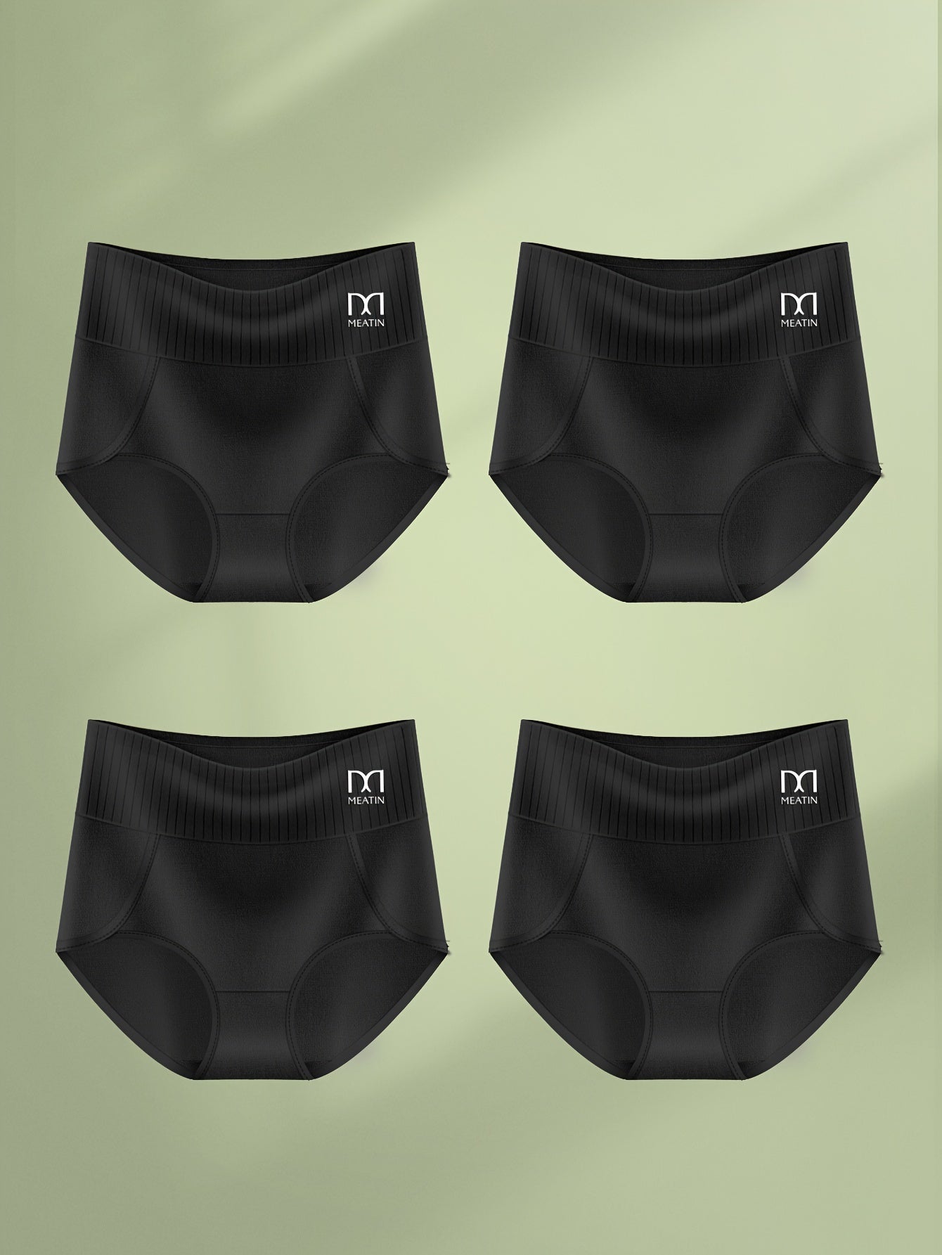 Shaplex™ - 6-Pack Soft & Comfortable High-Waist Briefs with Tummy Support