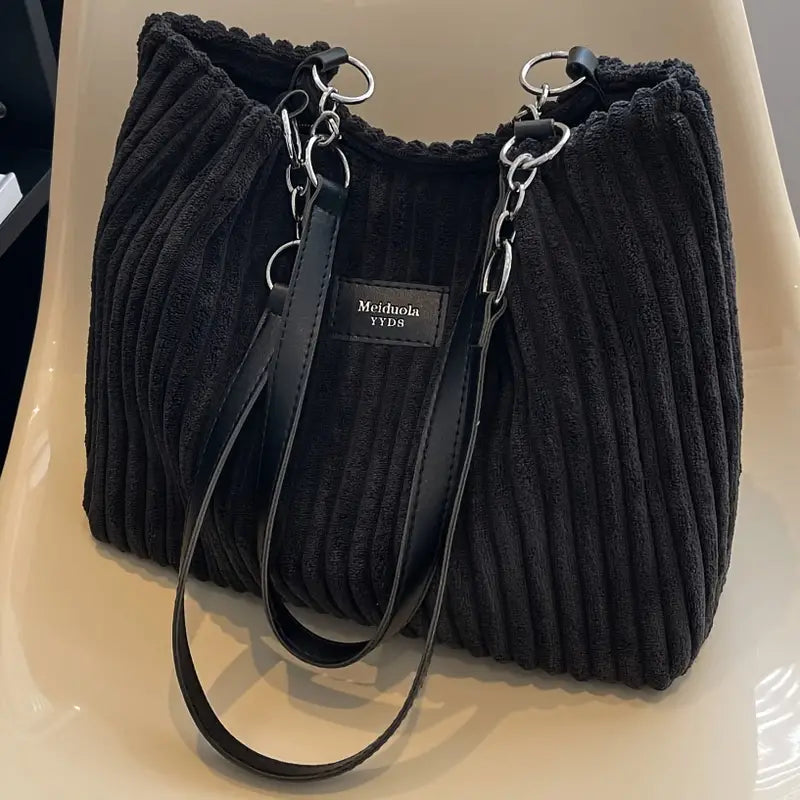 MEGAN COTTON CORDUROY BAG