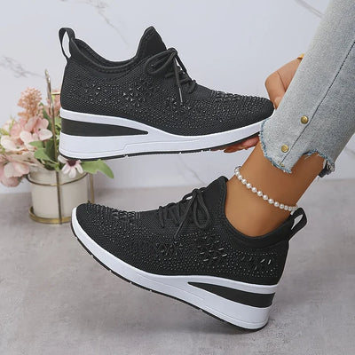 Giselle – Orthopedische sneakers met glinsterende steentjes