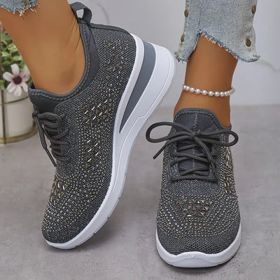 Giselle – Orthopedische sneakers met glinsterende steentjes