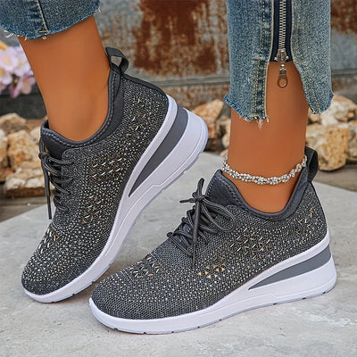 Giselle – Orthopedische sneakers met glinsterende steentjes