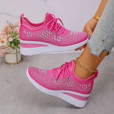 Giselle – Orthopedische sneakers met glinsterende steentjes
