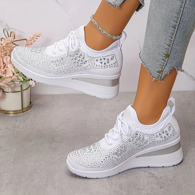 Giselle – Orthopedische sneakers met glinsterende steentjes