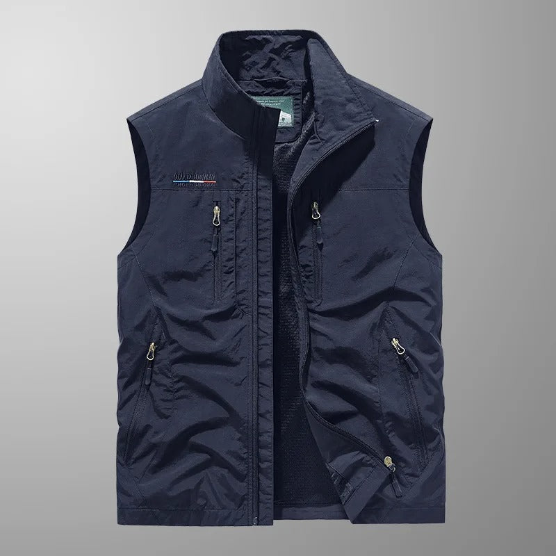 Casper™ | Ademende cargo bodywarmer met praktische zakken