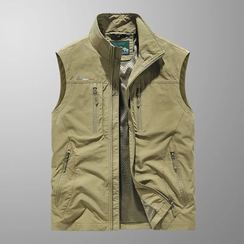 Casper™ | Ademende cargo bodywarmer met praktische zakken