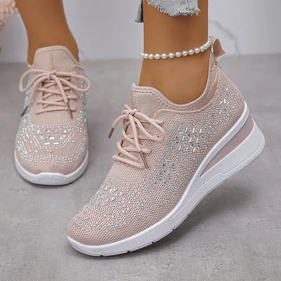 Giselle – Orthopedische sneakers met glinsterende steentjes