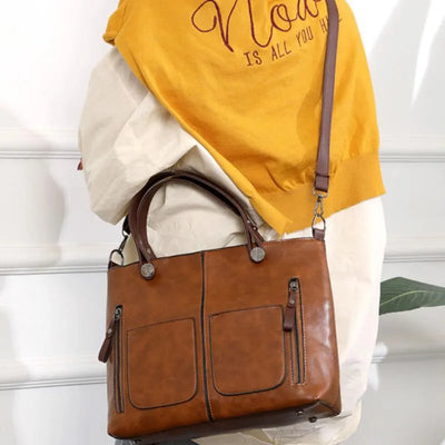 Maelis PU Leather Shoulder Bag