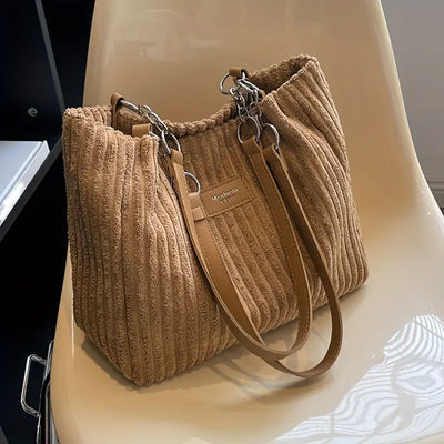 MEGAN COTTON CORDUROY BAG
