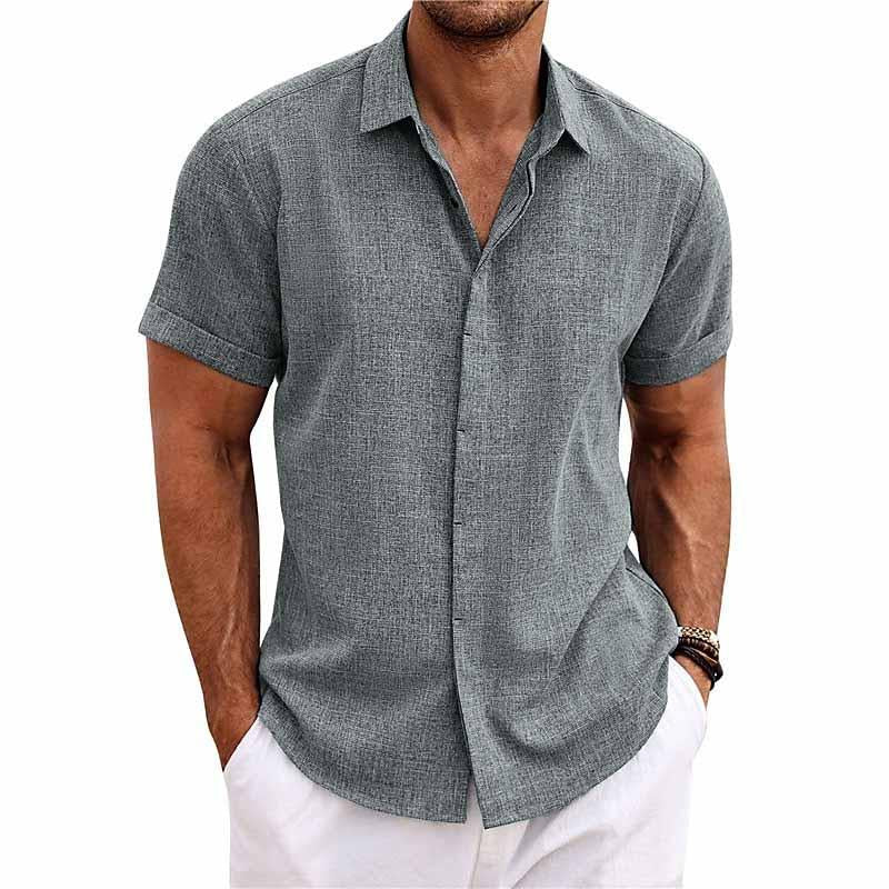 H.L Alexander Linen Short-Sleeved Shirt