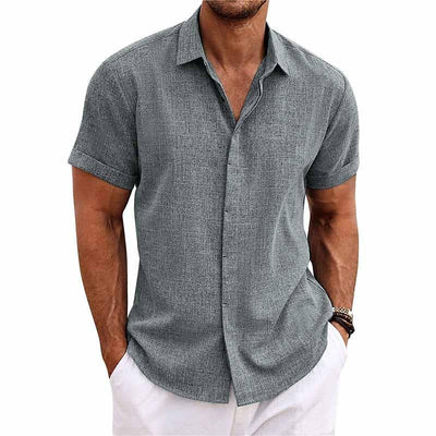 H.L Alexander Linen Short-Sleeved Shirt